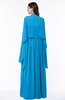 ColsBM Elyse Cornflower Blue Traditional A-line Sleeveless Zip up Chiffon Floor Length Mother of the Bride Dresses