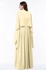 ColsBM Elyse Cornhusk Traditional A-line Sleeveless Zip up Chiffon Floor Length Mother of the Bride Dresses