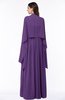 ColsBM Elyse Dark Purple Traditional A-line Sleeveless Zip up Chiffon Floor Length Mother of the Bride Dresses