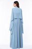 ColsBM Elyse Dusty Blue Traditional A-line Sleeveless Zip up Chiffon Floor Length Mother of the Bride Dresses