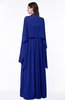 ColsBM Elyse Electric Blue Traditional A-line Sleeveless Zip up Chiffon Floor Length Mother of the Bride Dresses
