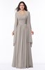 ColsBM Elyse Fawn Traditional A-line Sleeveless Zip up Chiffon Floor Length Mother of the Bride Dresses
