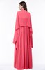 ColsBM Elyse Guava Traditional A-line Sleeveless Zip up Chiffon Floor Length Mother of the Bride Dresses