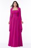 ColsBM Elyse Hot Pink Traditional A-line Sleeveless Zip up Chiffon Floor Length Mother of the Bride Dresses