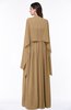 ColsBM Elyse Indian Tan Traditional A-line Sleeveless Zip up Chiffon Floor Length Mother of the Bride Dresses