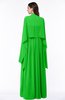 ColsBM Elyse Jasmine Green Traditional A-line Sleeveless Zip up Chiffon Floor Length Mother of the Bride Dresses