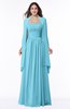 ColsBM Elyse Light Blue Traditional A-line Sleeveless Zip up Chiffon Floor Length Mother of the Bride Dresses