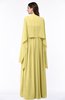 ColsBM Elyse Misted Yellow Traditional A-line Sleeveless Zip up Chiffon Floor Length Mother of the Bride Dresses