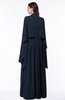 ColsBM Elyse Navy Blue Traditional A-line Sleeveless Zip up Chiffon Floor Length Mother of the Bride Dresses