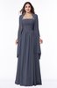 ColsBM Elyse Nightshadow Blue Traditional A-line Sleeveless Zip up Chiffon Floor Length Mother of the Bride Dresses