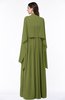 ColsBM Elyse Olive Green Traditional A-line Sleeveless Zip up Chiffon Floor Length Mother of the Bride Dresses