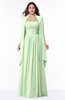 ColsBM Elyse Pale Green Traditional A-line Sleeveless Zip up Chiffon Floor Length Mother of the Bride Dresses