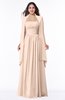 ColsBM Elyse Peach Puree Traditional A-line Sleeveless Zip up Chiffon Floor Length Mother of the Bride Dresses