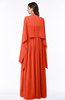 ColsBM Elyse Persimmon Traditional A-line Sleeveless Zip up Chiffon Floor Length Mother of the Bride Dresses