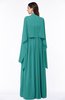 ColsBM Elyse Porcelain Traditional A-line Sleeveless Zip up Chiffon Floor Length Mother of the Bride Dresses