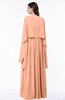 ColsBM Elyse Salmon Traditional A-line Sleeveless Zip up Chiffon Floor Length Mother of the Bride Dresses