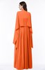 ColsBM Elyse Tangerine Traditional A-line Sleeveless Zip up Chiffon Floor Length Mother of the Bride Dresses