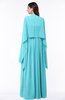 ColsBM Elyse Turquoise Traditional A-line Sleeveless Zip up Chiffon Floor Length Mother of the Bride Dresses