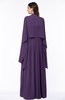 ColsBM Elyse Violet Traditional A-line Sleeveless Zip up Chiffon Floor Length Mother of the Bride Dresses