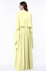 ColsBM Elyse Wax Yellow Traditional A-line Sleeveless Zip up Chiffon Floor Length Mother of the Bride Dresses