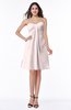 ColsBM Hattie Angel Wing Romantic Strapless Sleeveless Chiffon Knee Length Plus Size Bridesmaid Dresses