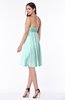 ColsBM Hattie Blue Glass Romantic Strapless Sleeveless Chiffon Knee Length Plus Size Bridesmaid Dresses