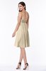 ColsBM Hattie Novelle Peach Romantic Strapless Sleeveless Chiffon Knee Length Plus Size Bridesmaid Dresses