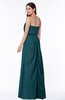 ColsBM Adelaide Blue Green Romantic A-line Sleeveless Zipper Ribbon Plus Size Bridesmaid Dresses