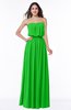 ColsBM Adelaide Classic Green Romantic A-line Sleeveless Zipper Ribbon Plus Size Bridesmaid Dresses