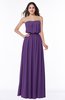 ColsBM Adelaide Dark Purple Romantic A-line Sleeveless Zipper Ribbon Plus Size Bridesmaid Dresses