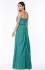 ColsBM Adelaide Emerald Green Romantic A-line Sleeveless Zipper Ribbon Plus Size Bridesmaid Dresses