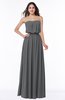 ColsBM Adelaide Grey Romantic A-line Sleeveless Zipper Ribbon Plus Size Bridesmaid Dresses