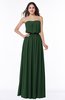 ColsBM Adelaide Hunter Green Romantic A-line Sleeveless Zipper Ribbon Plus Size Bridesmaid Dresses