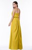 ColsBM Adelaide Lemon Curry Romantic A-line Sleeveless Zipper Ribbon Plus Size Bridesmaid Dresses
