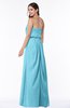 ColsBM Adelaide Light Blue Romantic A-line Sleeveless Zipper Ribbon Plus Size Bridesmaid Dresses
