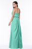 ColsBM Adelaide Mint Green Romantic A-line Sleeveless Zipper Ribbon Plus Size Bridesmaid Dresses