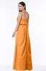 ColsBM Adelaide Orange Romantic A-line Sleeveless Zipper Ribbon Plus Size Bridesmaid Dresses