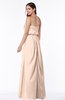 ColsBM Adelaide Peach Puree Romantic A-line Sleeveless Zipper Ribbon Plus Size Bridesmaid Dresses