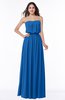 ColsBM Adelaide Royal Blue Romantic A-line Sleeveless Zipper Ribbon Plus Size Bridesmaid Dresses
