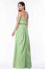 ColsBM Adelaide Sage Green Romantic A-line Sleeveless Zipper Ribbon Plus Size Bridesmaid Dresses