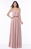 ColsBM Adelaide Silver Pink Romantic A-line Sleeveless Zipper Ribbon Plus Size Bridesmaid Dresses