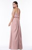 ColsBM Adelaide Silver Pink Romantic A-line Sleeveless Zipper Ribbon Plus Size Bridesmaid Dresses
