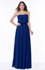 ColsBM Adelaide Sodalite Blue Romantic A-line Sleeveless Zipper Ribbon Plus Size Bridesmaid Dresses