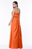 ColsBM Adelaide Tangerine Romantic A-line Sleeveless Zipper Ribbon Plus Size Bridesmaid Dresses