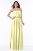 ColsBM Adelaide Wax Yellow Romantic A-line Sleeveless Zipper Ribbon Plus Size Bridesmaid Dresses