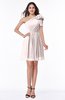ColsBM Journee Angel Wing Plain A-line One Shoulder Sleeveless Chiffon Pleated Bridesmaid Dresses