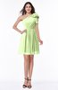 ColsBM Journee Butterfly Plain A-line One Shoulder Sleeveless Chiffon Pleated Bridesmaid Dresses