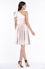 ColsBM Journee Light Pink Plain A-line One Shoulder Sleeveless Chiffon Pleated Bridesmaid Dresses