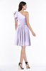 ColsBM Journee Light Purple Plain A-line One Shoulder Sleeveless Chiffon Pleated Bridesmaid Dresses