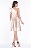 ColsBM Journee Silver Peony Plain A-line One Shoulder Sleeveless Chiffon Pleated Bridesmaid Dresses